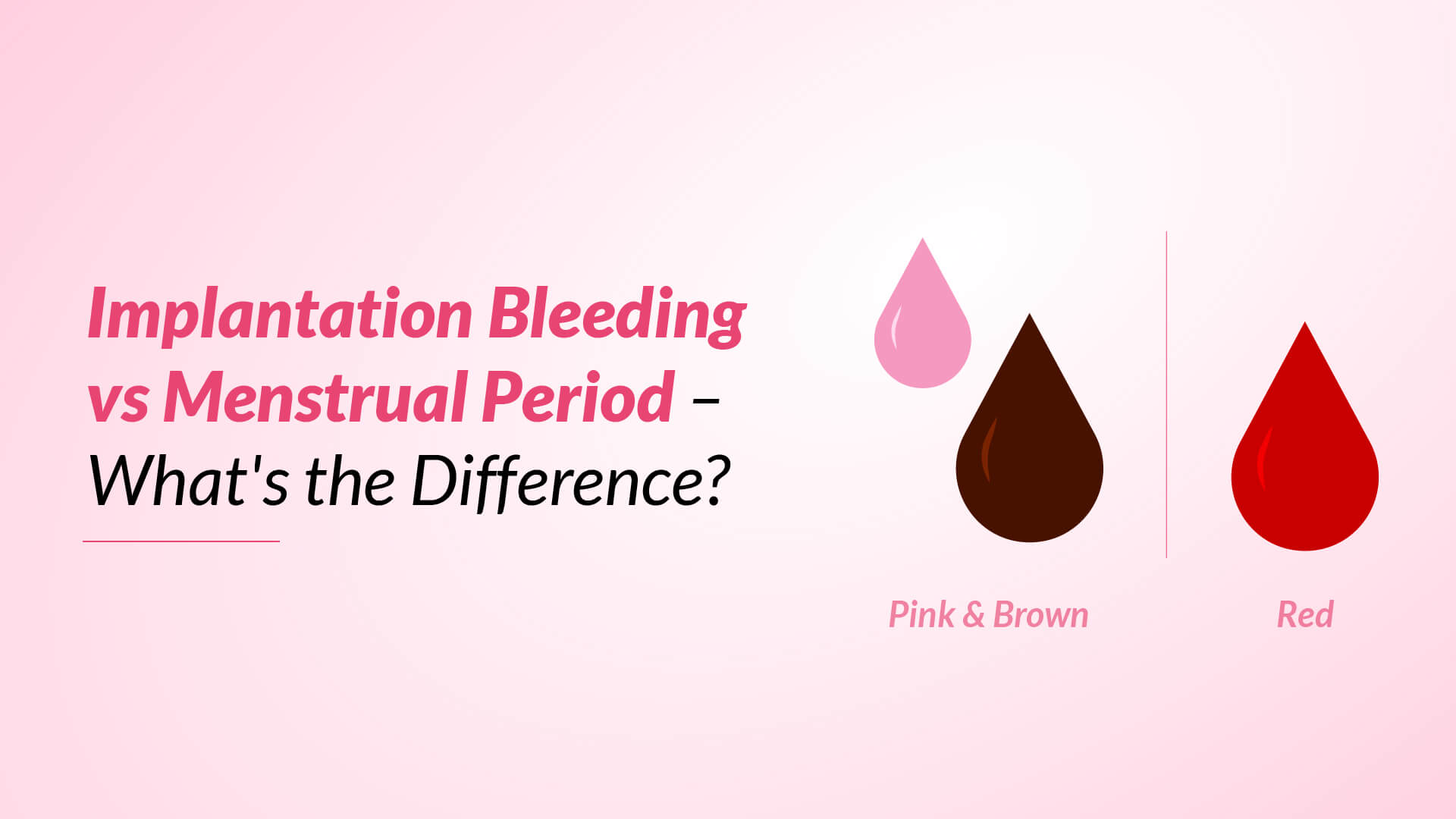 Implantation Bleeding vs Menstrual Period – What's the Difference?